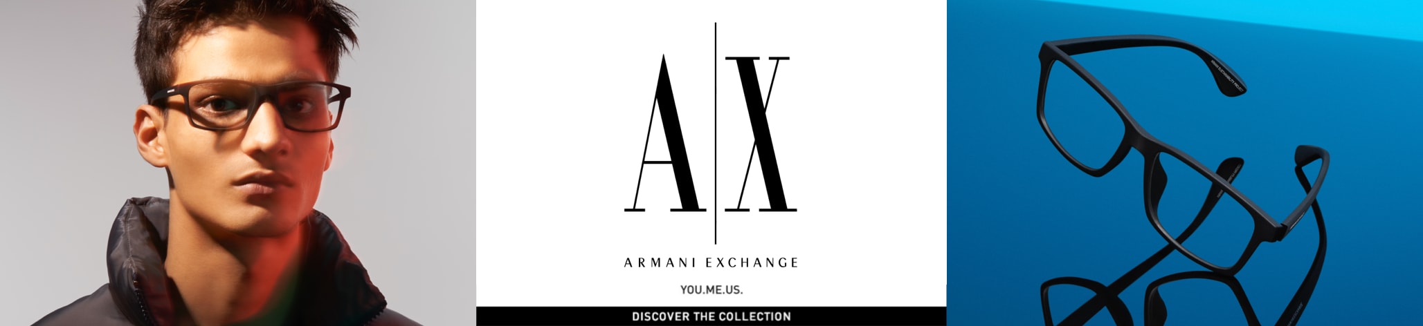 Armani Exchange Eyeglasses banner