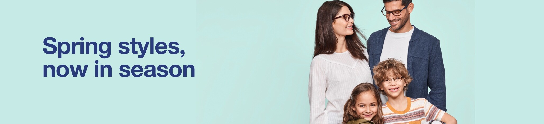 Spring Eyeglasses banner