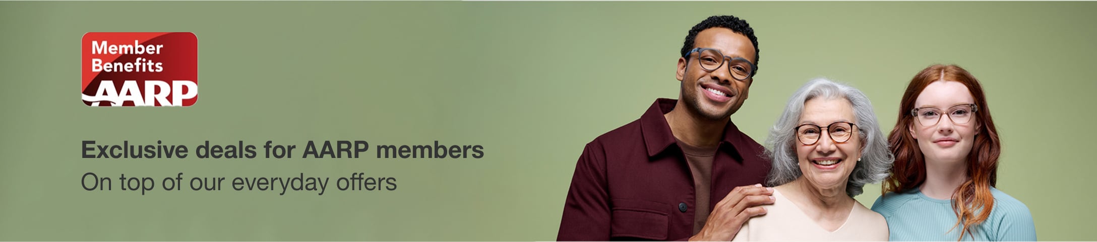 Exclusive deals for aarp members
