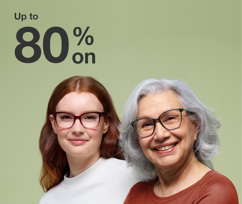 Experience personalized eye care with frames + lenses from top brands at great prices.