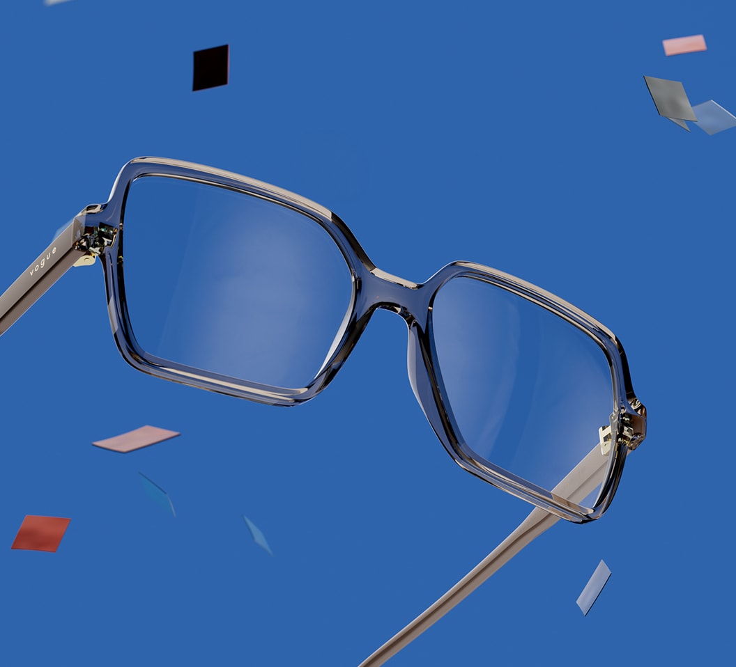 Eyewear on display