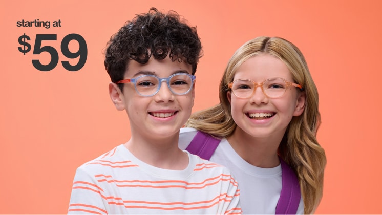 Prescription glasses for kids starting at $59