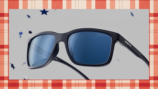 Stylish eyewear on display