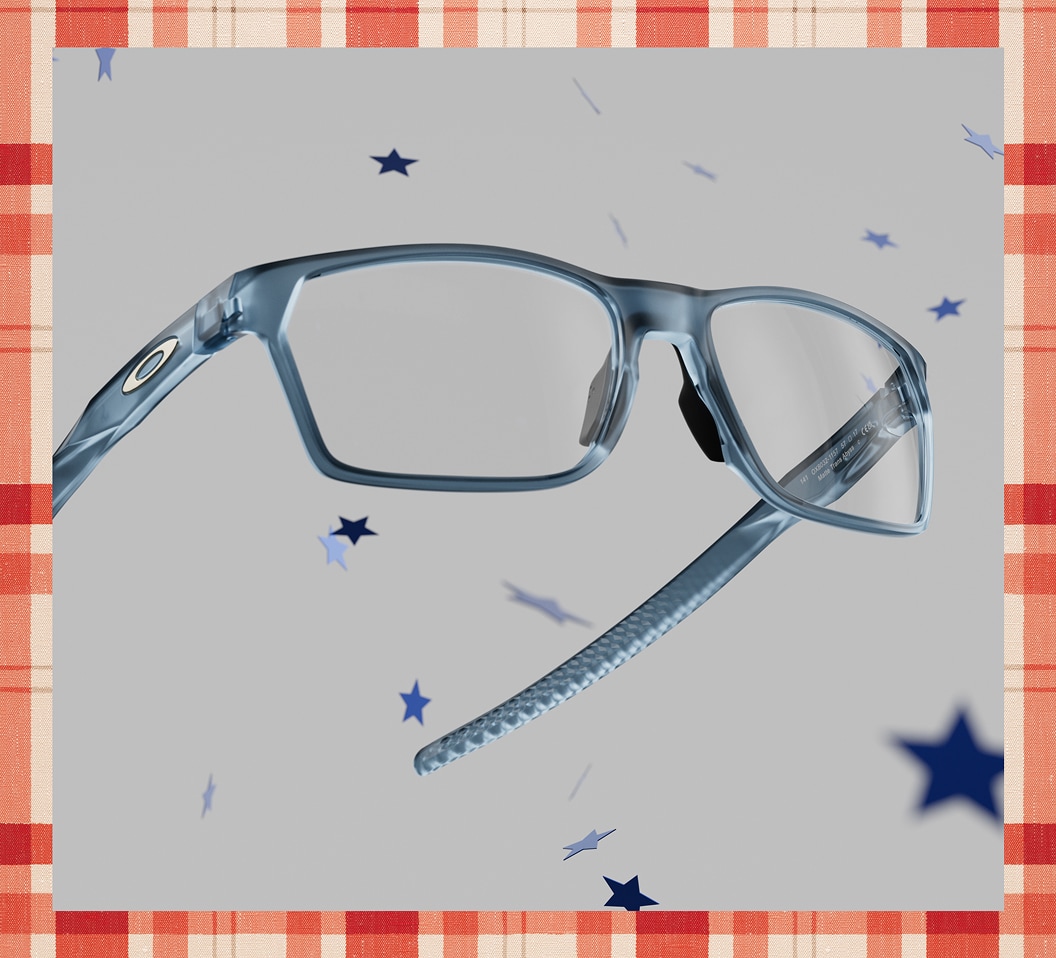 Stylish eyewear on display